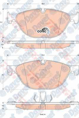 ZEG1414-01 Fren Balata On Bmw 5 Serisi (F10) 535 D 2010- / (F10) 530 D 2010- / (F10) 535 I 2010-/ 7 Serisi 730 I 2009-/ 740 I 2009-/ 6 Serisi (F13) 640 I 2010-/ 6 Serisi (F12) 640 I 2011-